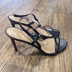 New Sam Edelman Black Doran Strappy Sandal Size 10.5